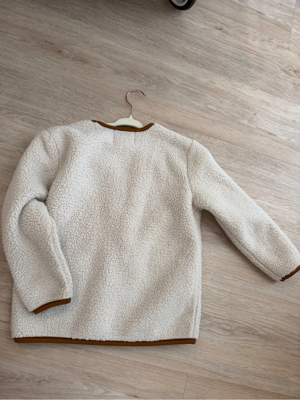 Old navy Unisex Collarless Zip-Front Sherpa Jacket for Toddler